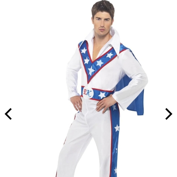 smiffy's Other Last Evel Knievel Costume All In One Jumpsuit